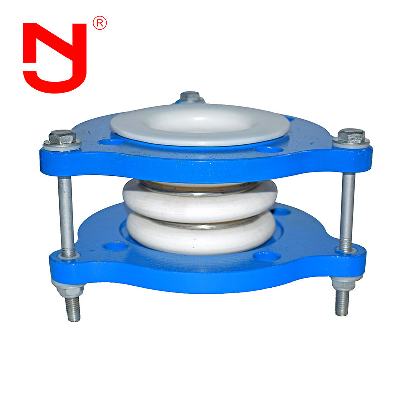 Температурно устойчивый фланц из углеродистой стали Ptfe Compensator Bellow Joint / Ptfe Corrugated Hose Joint