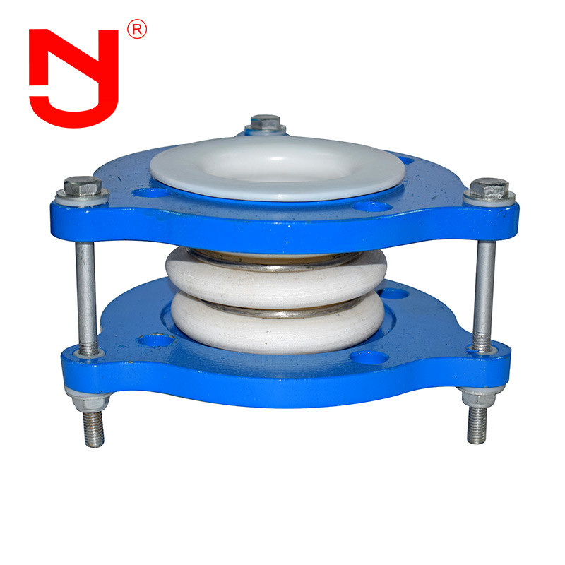 Температурно устойчивый фланц из углеродистой стали Ptfe Compensator Bellow Joint / Ptfe Corrugated Hose Joint