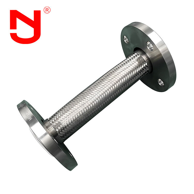 ПТФЕ облицовка Нержавеющая сталь DN25 Плетённый стальной шланг Нержавый металлический шланг для промышленных применений